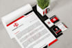 design stationery items, stationery design, letterhead, business card