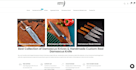 develop damascus knives website to sell online
