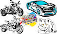 draw vector line art for you