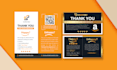 design amazon thank you card, product insert card, package insert card