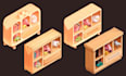 draw 2d isometric illustration
