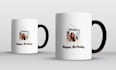 design a custom coffee mug or cup with images and typography
