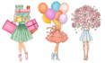 draw handmade watercolor any illustration