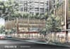 hand draw and render digital architecture illustration