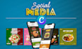 provide editable templates for restaurant food on canva