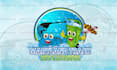 design unique trash bin cleaning business logo cartoon