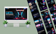 design nft, blockchain or crypto landing page using wordpress elementor pro