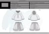design technical flat sketches and fashion cad designs