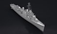 create a model of a warship