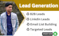 do b2b lead generation, find email address and contacts info by linkdin research