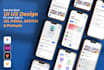 do mobile app ui design , figma app design  and web app design