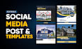 design creative and prestige social media posts