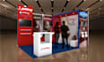 create 3d trade booth, exhibition stand, stall, both, kiosk