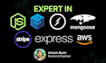be your node js developer for mobile or web app backend apis