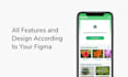 convert figma to mobile app frontend and backend