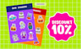 draw custom cute kawaii sticker designs, cartoon character or emoticons