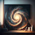 create space art with midjounrey ai