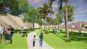 design housing and residential with 3d rendering