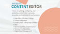 edit wordpress, website update, add blog page, optimize site