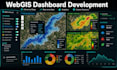 build webgis dashboard with leaflet, geoserver and postgis for spatial analysis