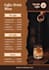 design modern and attractive restaurant  menu