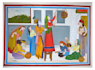 illustrate graceful indian folk paintings