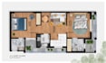 design impressive 2d color floor plan from blueprints for real estate developer