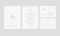 create minimalist wedding invitation design
