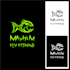 make amazing fly fish angling logo design