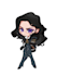 make a chibi character illustration for sticker and keychain