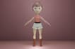 do low poly character modelling for you in blender