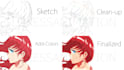 do japanese style fully colored 2d animations