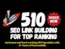 do SEO backlinks link building service