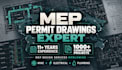 do electrical, hvac, plumbing design, and mep permit drawing