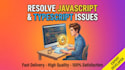 fix your javascript and typescript code