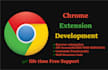 create, modify or fix google chrome browser extension