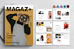 design creative portfolio magazine, travel magazine, fashion magazine template