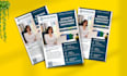design professional flyers, brochures, postcards quickly
