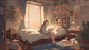 create ai stunning lofi art or lofi album cover