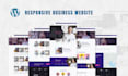 create business website design with wordpress