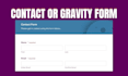 do setup or fix contact form 7, gravity forms for wordpress