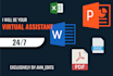 be your personal administrative virtual assistant