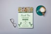 create elegant thank you, business cards