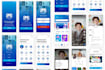 design ux prototype wireframe  for mobile app website