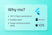 be flutter app developer for android and IOS using dart for building mobile apps