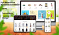 develop custom website with django, html, tailwindcss, js