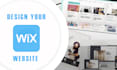 design or redesign your wix website