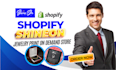 setup shine on shineon printify, printful, redesign shopify print on demand, pod