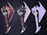 create a stylized 3d game assets and weapons