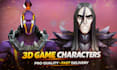 do 3d stylized character for unity and unreal